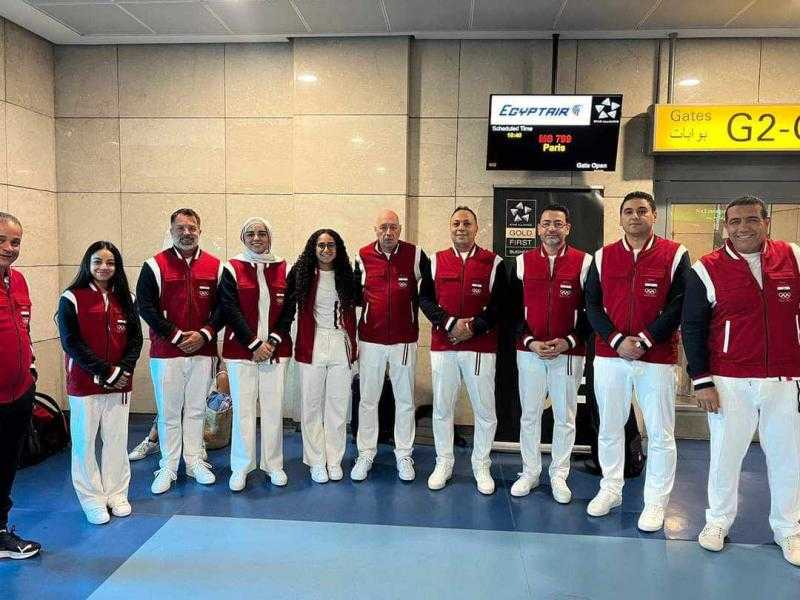 الفوج الثاني من بعثة مصر يطير إلى باريس لخوض الأولمبياد